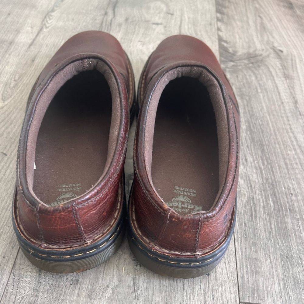 Dr. Martens Newbury Industrial Slip On Mules Brown Size 11 - Picture 4 of 10